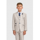 Boys Caridi Beige Three Piece Suit
