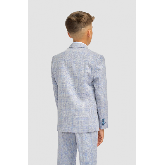 Boys Caridi Sky Three Piece Suit