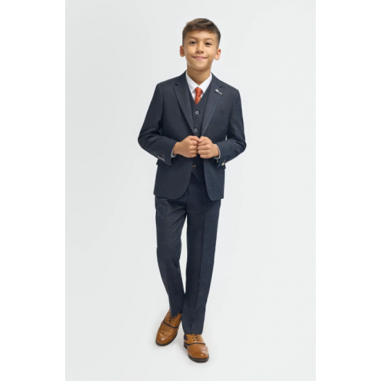 Boys Torino Navy Suit