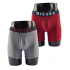 Quinlin Boxers Night Sky Stripe/Red