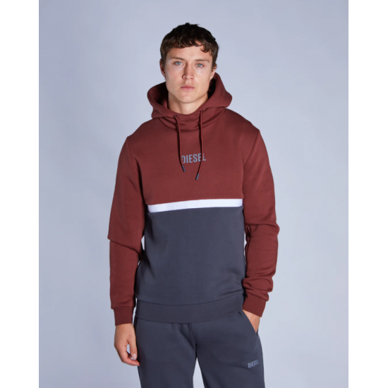 Diesel  Blaise Hoodie Brick Red