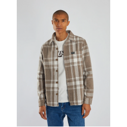 Diesel  Sanford Overshirt Stone Biscuit Check