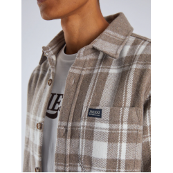 Diesel  Sanford Overshirt Stone Biscuit Check