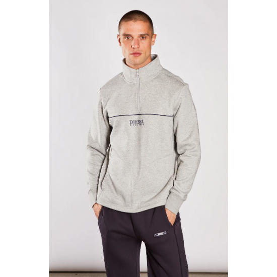 Allen Half Zip Dragon Grey Marl