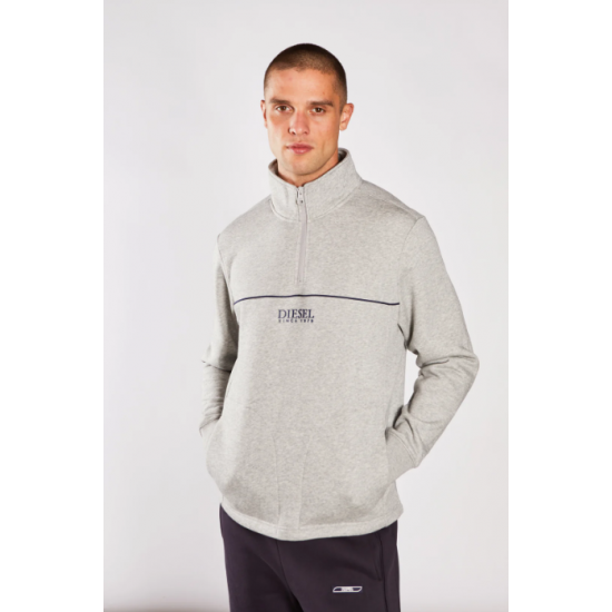 Allen Half Zip Dragon Grey Marl