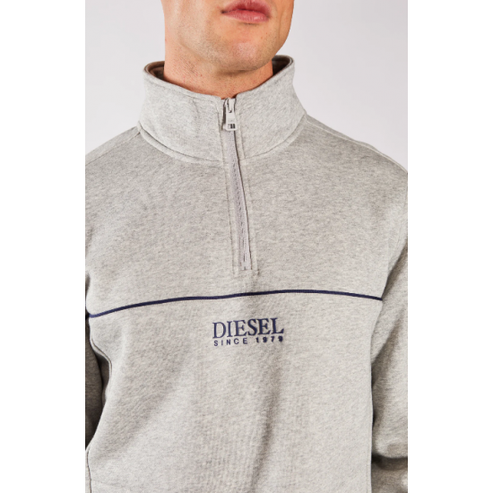 Allen Half Zip Dragon Grey Marl