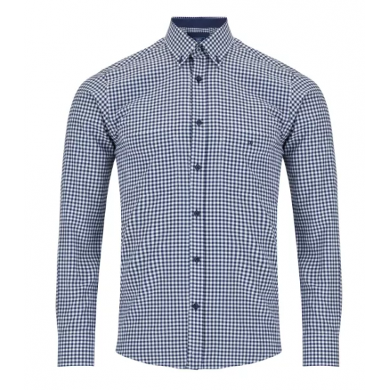 Daniel Grahame Drifter Shirt - Navy/White