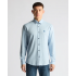 Remus Uomo Tapered Parker Causal Shirt - Sky Blue