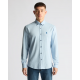 Remus Uomo Tapered Parker Causal Shirt - Sky Blue