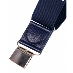 Plain Black/Navy Braces