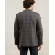 Finn Tweed Blazer in Light Brown Windowpane Check