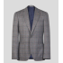 Finn Tweed Blazer in Light Brown Windowpane Check