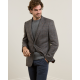 Finn Tweed Blazer in Light Brown Windowpane Check