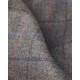 Finn Tweed Blazer in Light Brown Windowpane Check