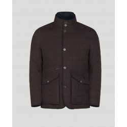 Glenveigh Quilted Jacket in Chocolate Brown