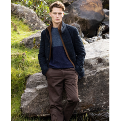 Glenveigh Quilted Jacket in Navy