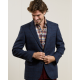 Liffey Tweed Blazer in Blue Check