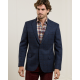 Liffey Tweed Blazer in Blue Check
