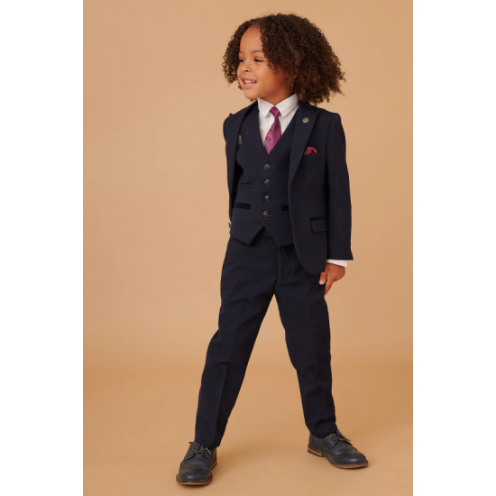 Marc Darcy Bromley 3 PC Boys Suit Navy