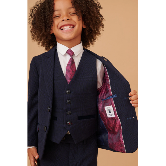Marc Darcy Bromley 3 PC Boys Suit Navy