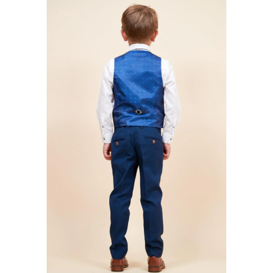 MAX - Childrens Royal Blue Three Piece Suit