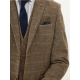 TED - Tan Tweed Check Three Piece Suit TED - Tan Tweed Check Three Piece Suit