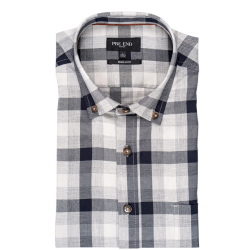 Murat shirt with checks in navy