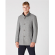 Remus Uomo Mens Overcoat Grey Jonah