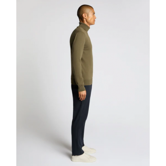 Roll Neck Cotton Sweater