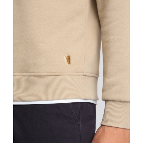 Tapered Fit Soft Touch Cotton-Blend Sweatshirt