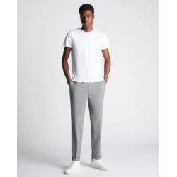 Tapered Fit Cotton-Stretch T-Shirt