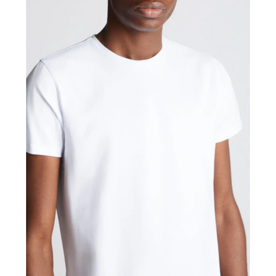 Tapered Fit Cotton-Stretch T-Shirt