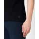 Tapered Fit Cotton-Stretch T-Shirt Navy