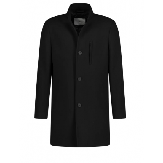 Roy Robson Overcoat Black 