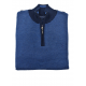 Tom Penn 1/4 Zip Knitwear Blue