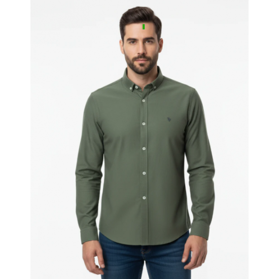 Tom Penn Crew Knit Khaki