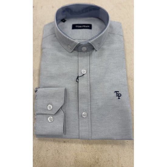 Tom Penn LS Shirt Grey