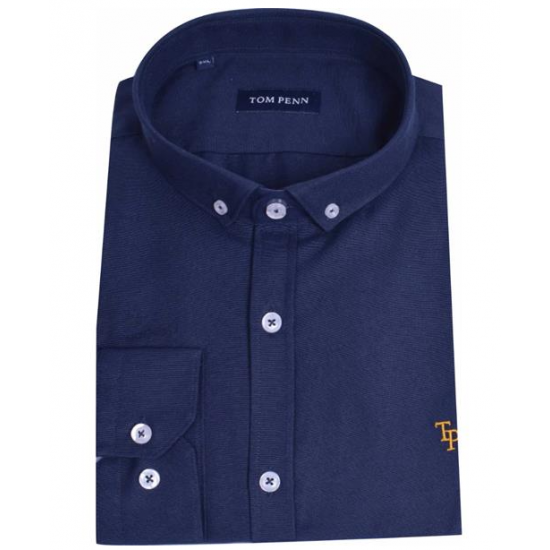 Tom Penn LS Shirt Navy