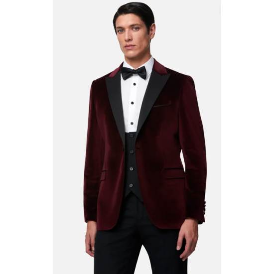 Velvet Tuxedo Blazer