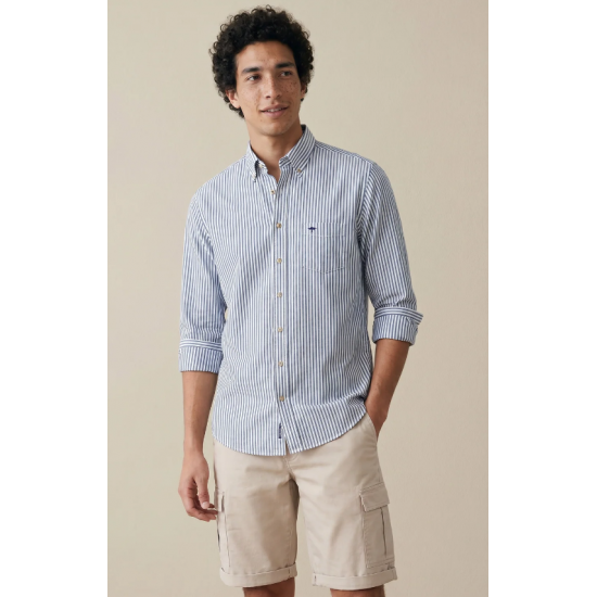 Fynch-Hatton Striped Cotton Shirt 