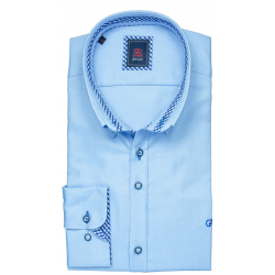 Andre L/S Shirt JW Rhine Blue Blue