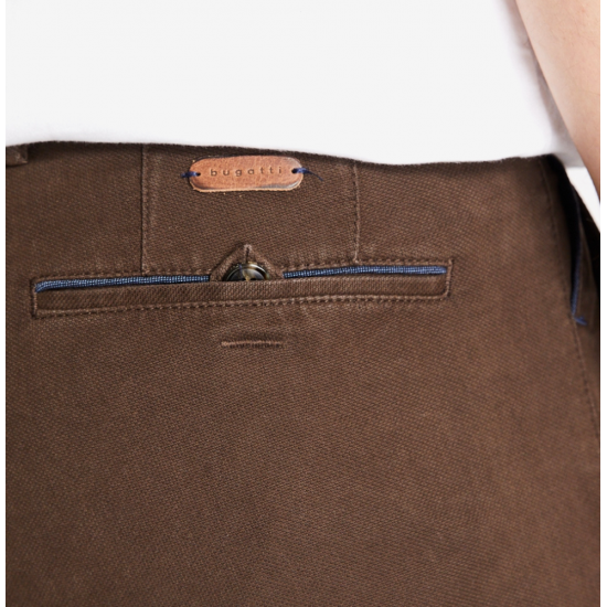 Bugatti Chinos Cashmere Feel Brown