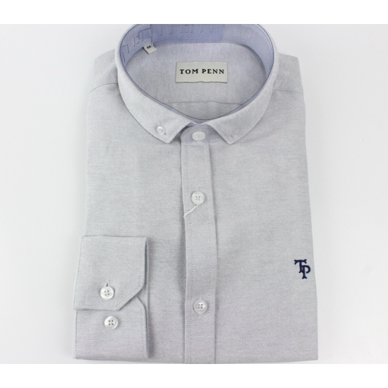 Tom Penn L/S Shirt Silver