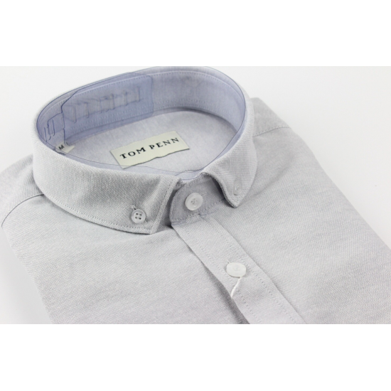 Tom Penn L/S Shirt Silver