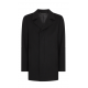 Remus Lochlan Overcoat Black  Wool Rich