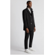 Remus Lochlan Overcoat Black  Wool Rich