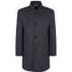 Bugatti Navy Blue Wool Coat