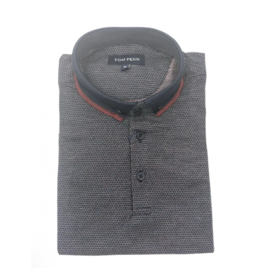 Tom Penn Knit Polo Burgundy Tom Penn Knit Polo Burgundy