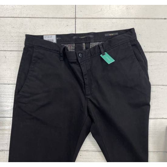 Alberto Slim Fit Chinos Black