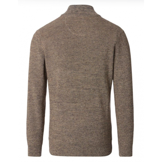 Casa Moda 1/4 Zip Knitwear Brown Casa Moda 1/4 Zip Knitwear Brown
